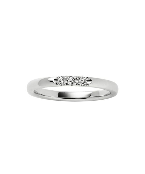 MIKIMOTO 未使用☆ミキモト ペア・マリッジミル打ち リング