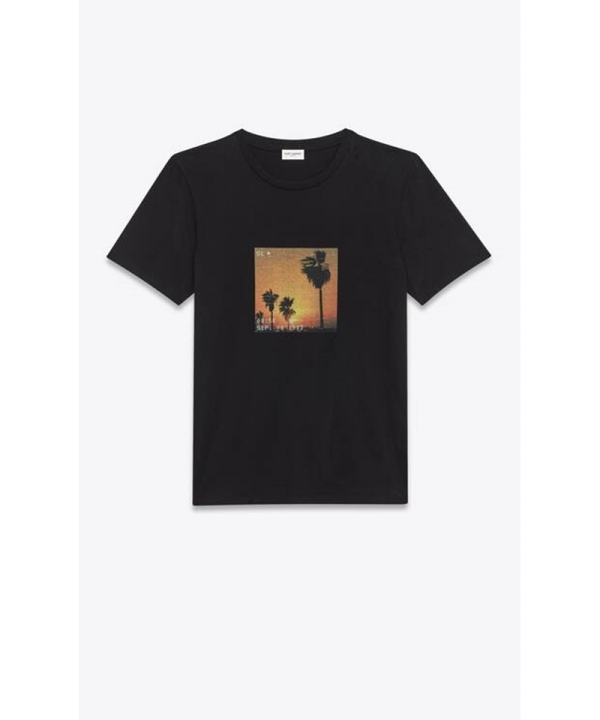 SAINT LAURENT サンローラン VHS Sunset Tシャツ - library