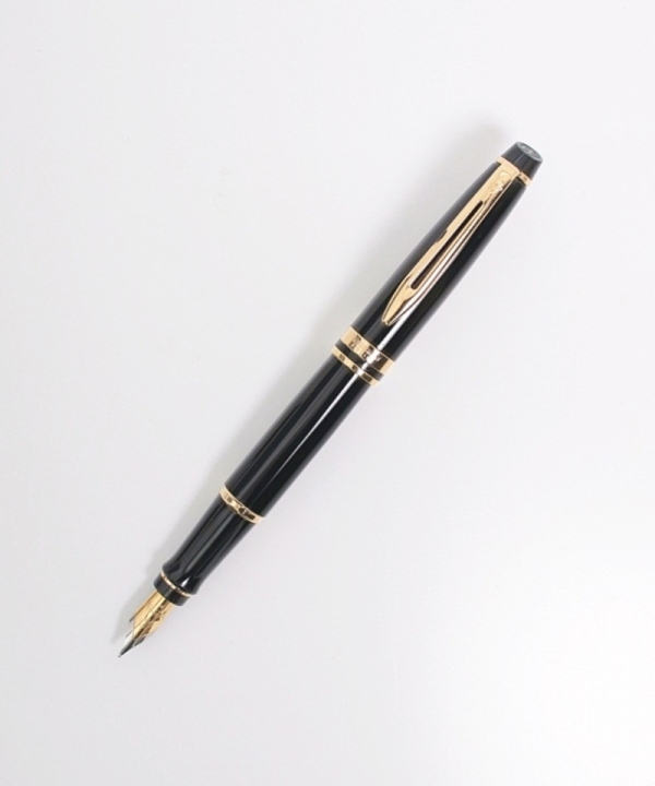 WATERMAN ウォーターマン 万年筆 プレファス ゴールドプレート F - 文房具