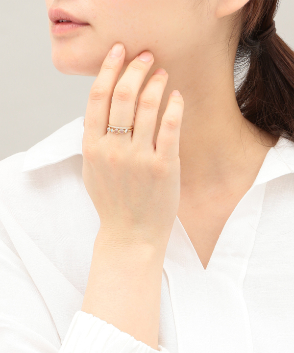 K10YGカラーストーンリング - 阪急百貨店 | WEBカタログ 