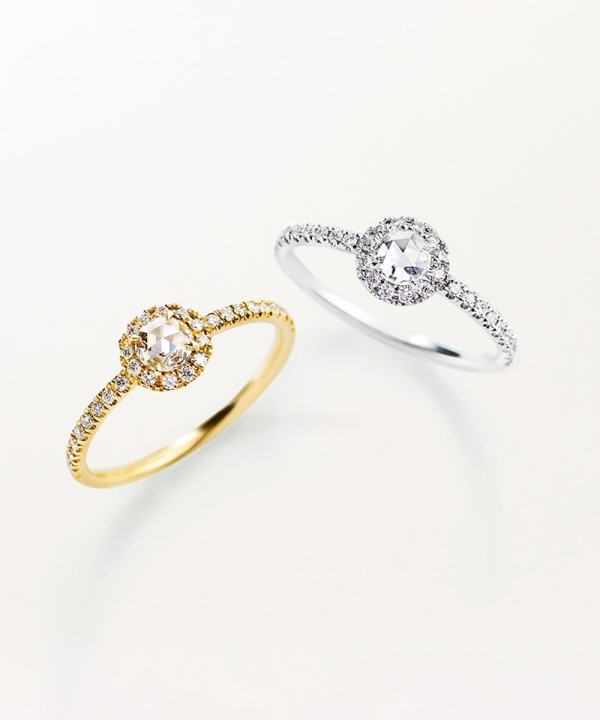 AHKAH ヴィヴィアンローズリング　ダイヤ0.30ct イエローゴールド6号 AHKAH ヴィヴィアンローズリング ダイヤ0.30ct イエローゴールド