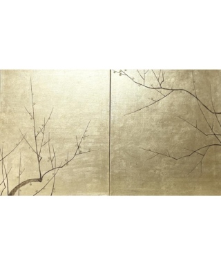 「AKIKO KONDO」金に梅図 2