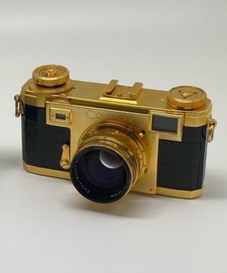 CONTAX　Ⅱa 後塗りゴールドカメラ