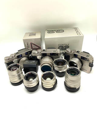 CONTAX　G1、Ｇ2　レンズ各種　（ 価格：店頭でご確認ください ）