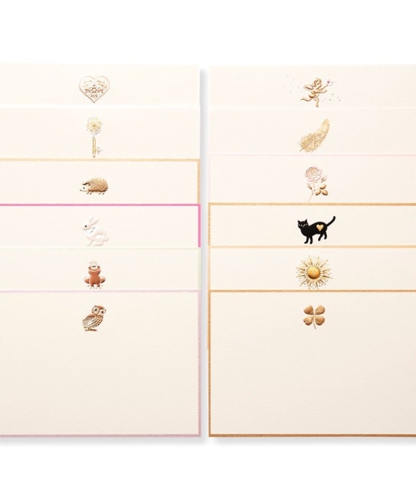 G.C.PRESS】ショートメッセージカード BOX Lucky Symbol