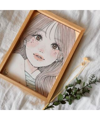 作品名「peach」（イラストレーターKyoko.）