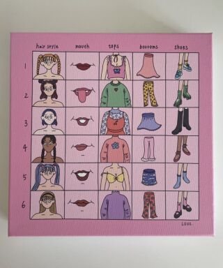 print on canvas（マエダ ハルナ）