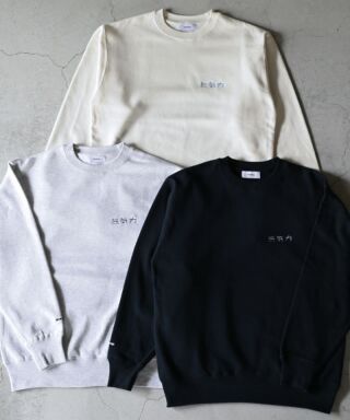 ふくだ 無気力刺繍 Sweat