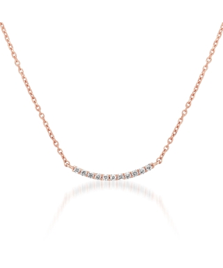 DIAMOND LINE NECKLACE