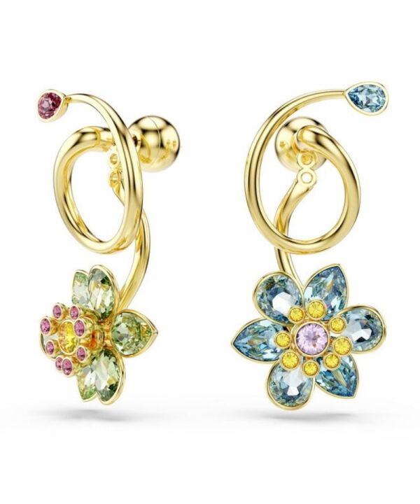 Idyllia ドロップピアス アシンメトリーデザイン, ミックス