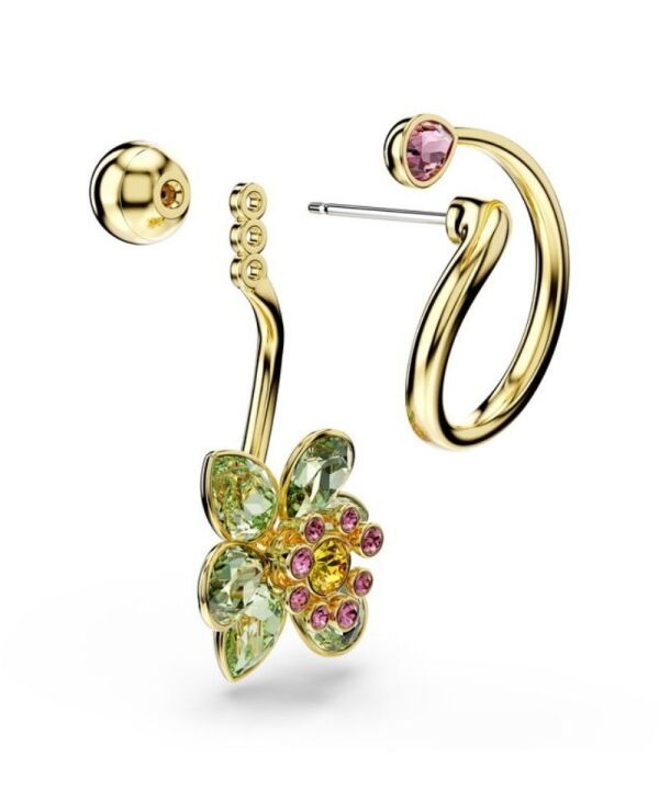 Idyllia ドロップピアス アシンメトリーデザイン, ミックス