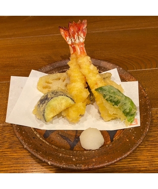 海老と野菜の天ぷら盛合わせ